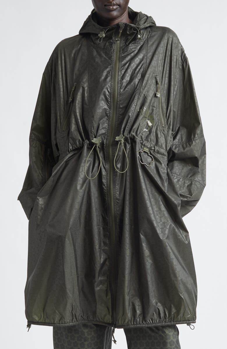 Cecilie Bahnsen x The North Face Wind Mountain Jacket, Main, color, Forest Night Green