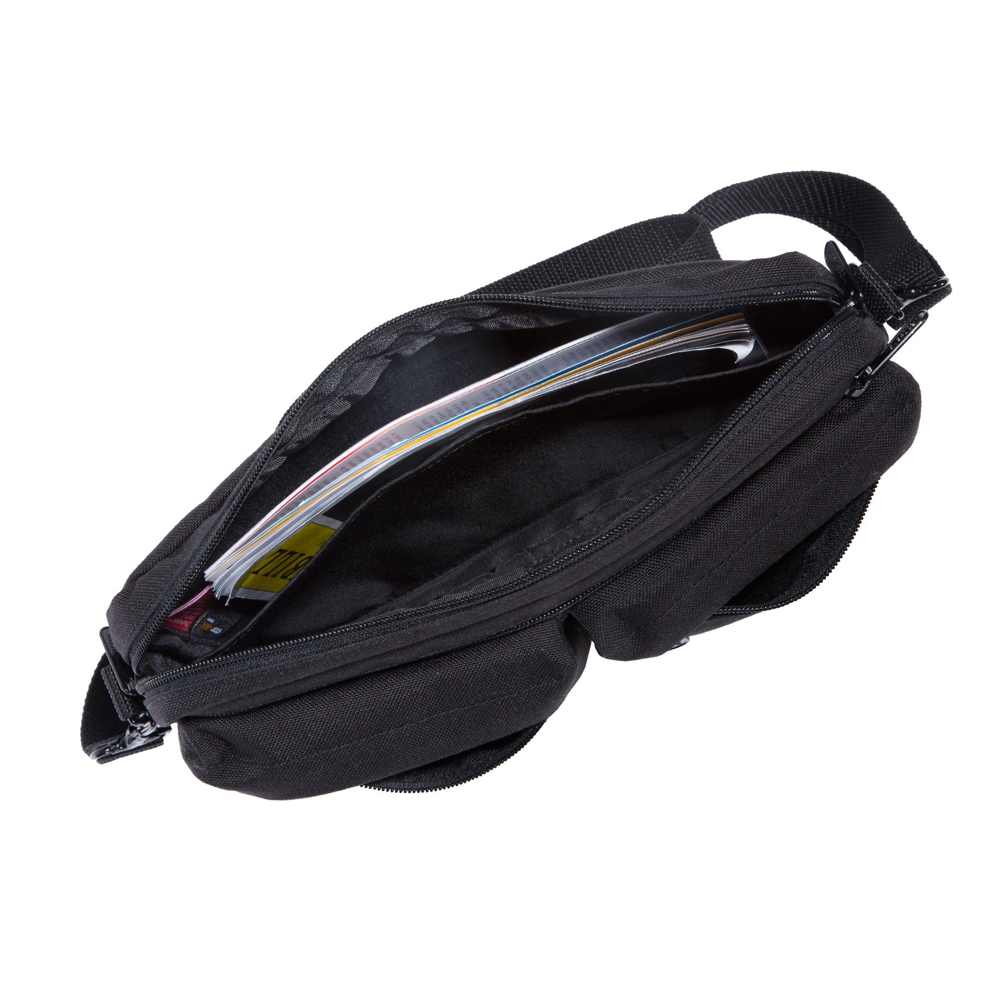 Manhattan Portage Albany Crossbody Bag, Alternate, color, Black