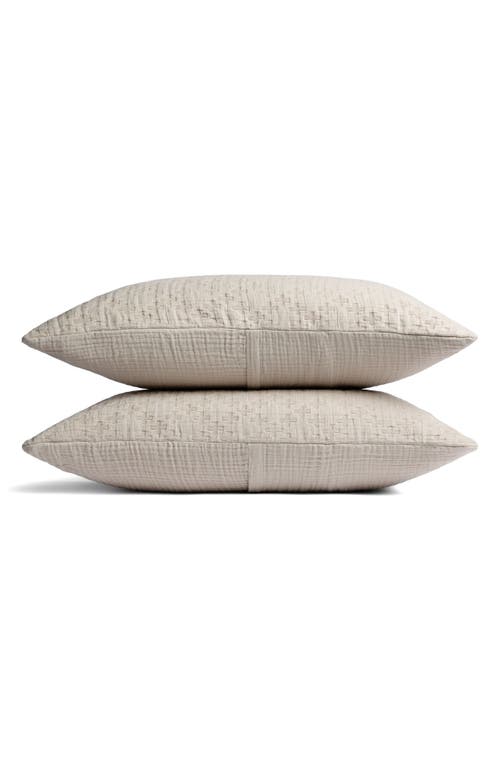Parachute Desert Set Of 2 Cotton Shams In Bone