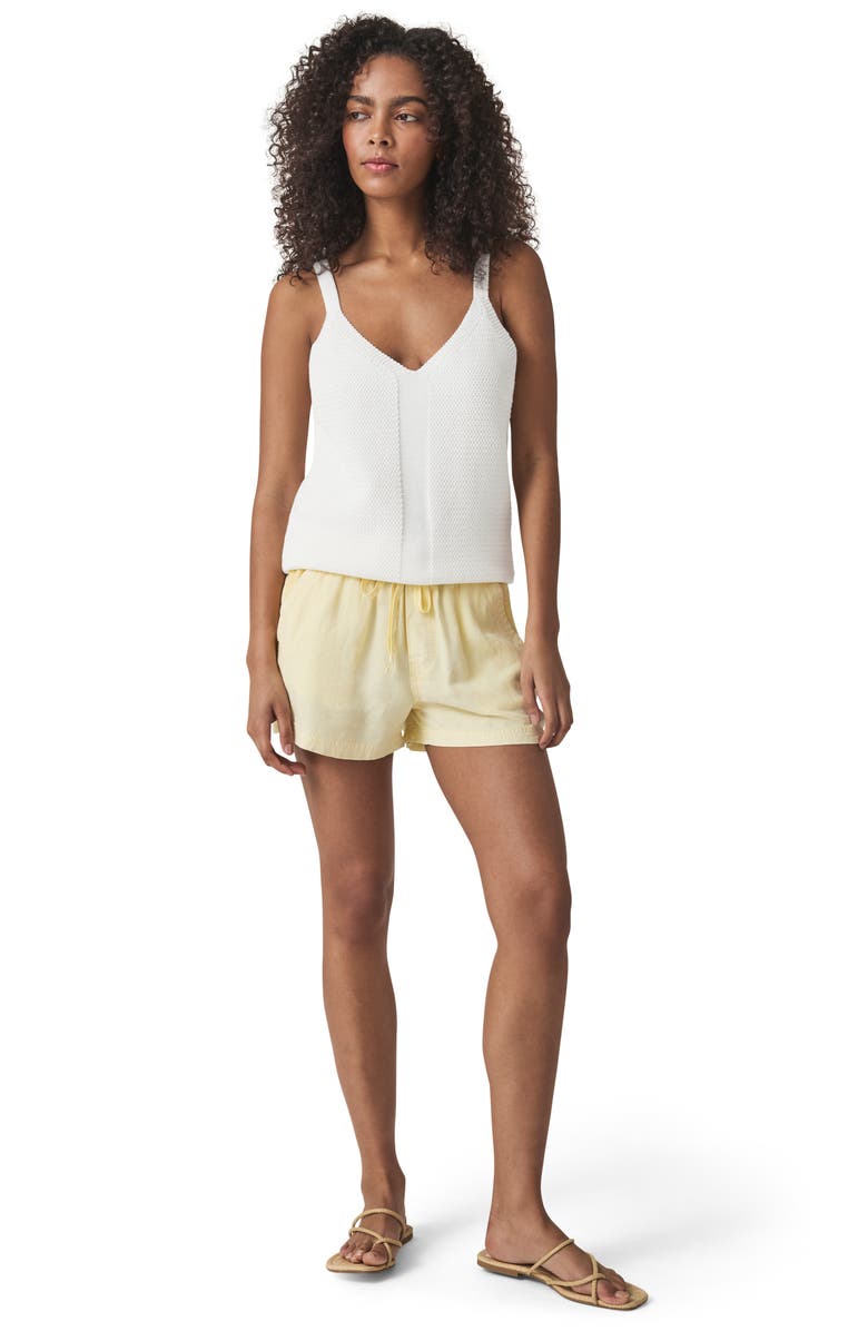 Splendid Banks V-Neck Sweater Tank, Alternate, color, White