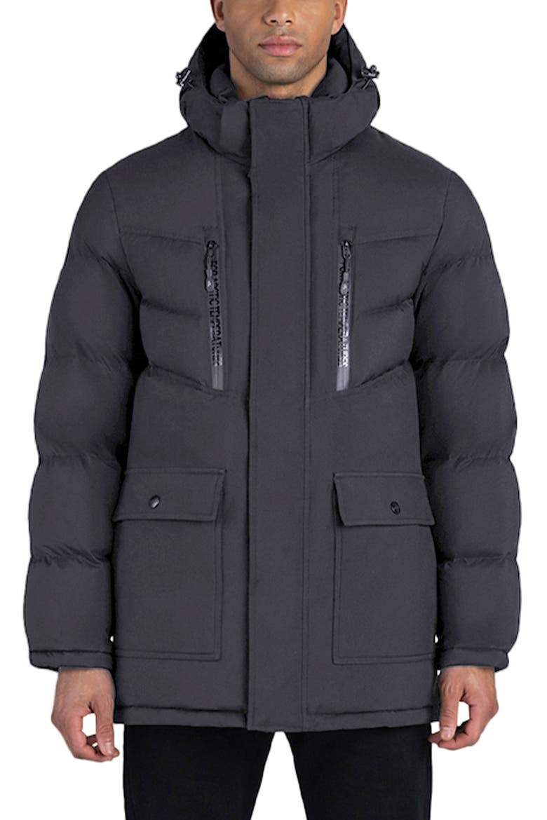Grayson Men's Down Parka, Main, color, Black