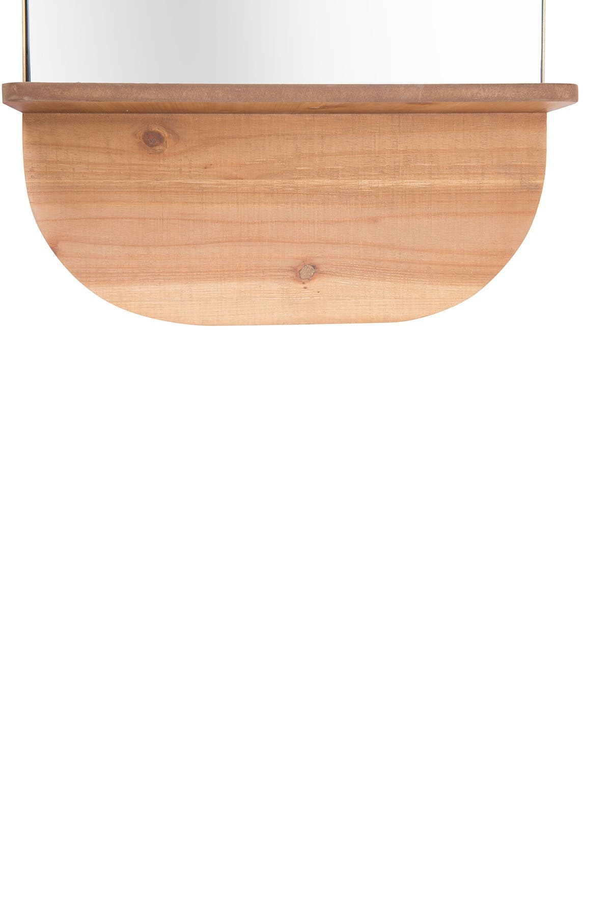 ZUO MODERN Meridian Shelf Mirror - Gold & Brown | Nordstromrack