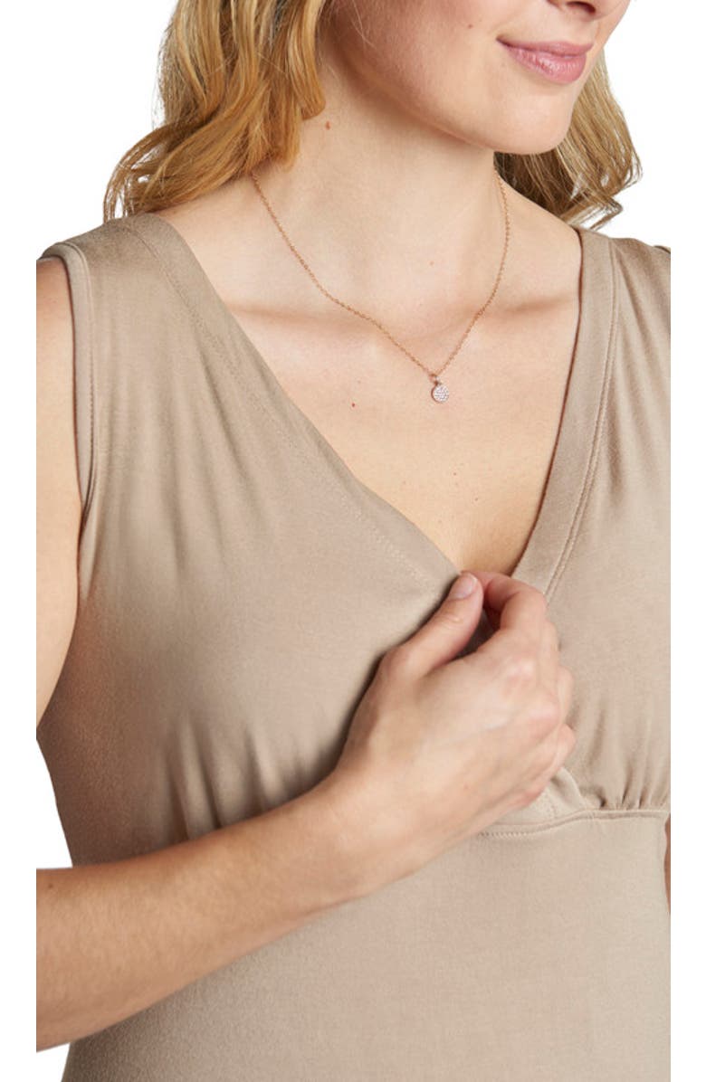 Everly Grey Analise During & After 5-Piece Maternity/Nursing Sleep Set for Mom & Baby, Alternate, color, Bohemian