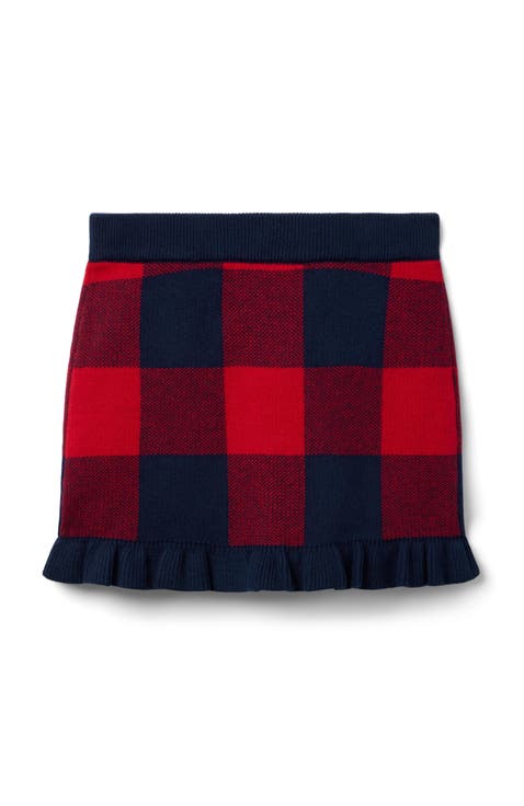 Plaid Sweater Skirt (Toddler)