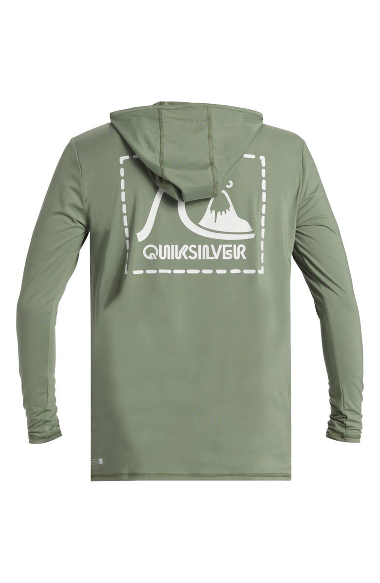 Quiksilver DNA Surf Long Sleeve Hooded Rashguard, Alternate, color, 