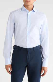 Regular Fit Mini Check Dress Shirt