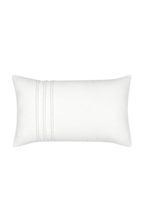 Continuity Hand Pleated Boucle Indoor & Outdoor Woven Accent Pillow