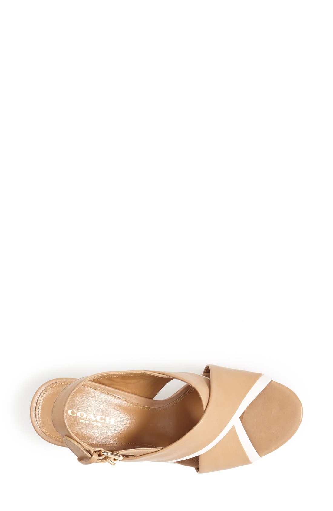 COACH 'Randy' Wedge Sandal, Alternate, color, 