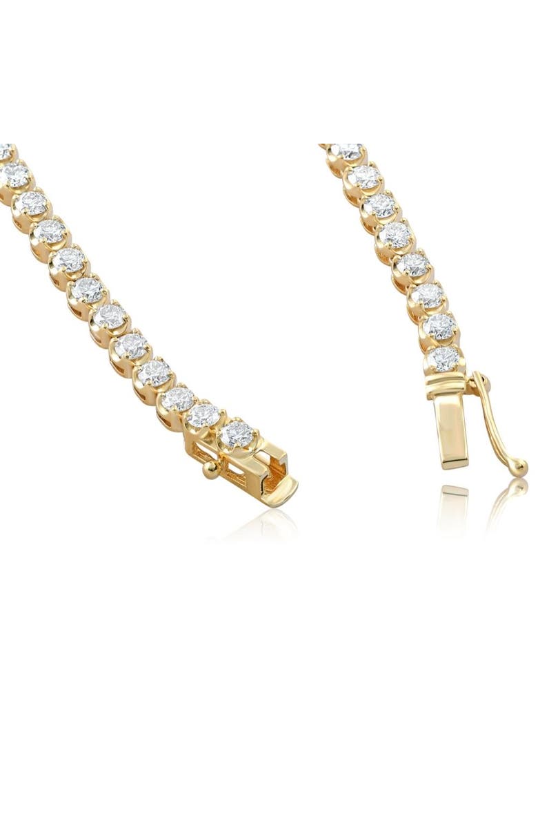 Bliss Diamond 11 1/2Ct Graduated Diamond Tennis Necklace 14k Gold Lab Grown, Alternate, color, 14K Yellow Gold