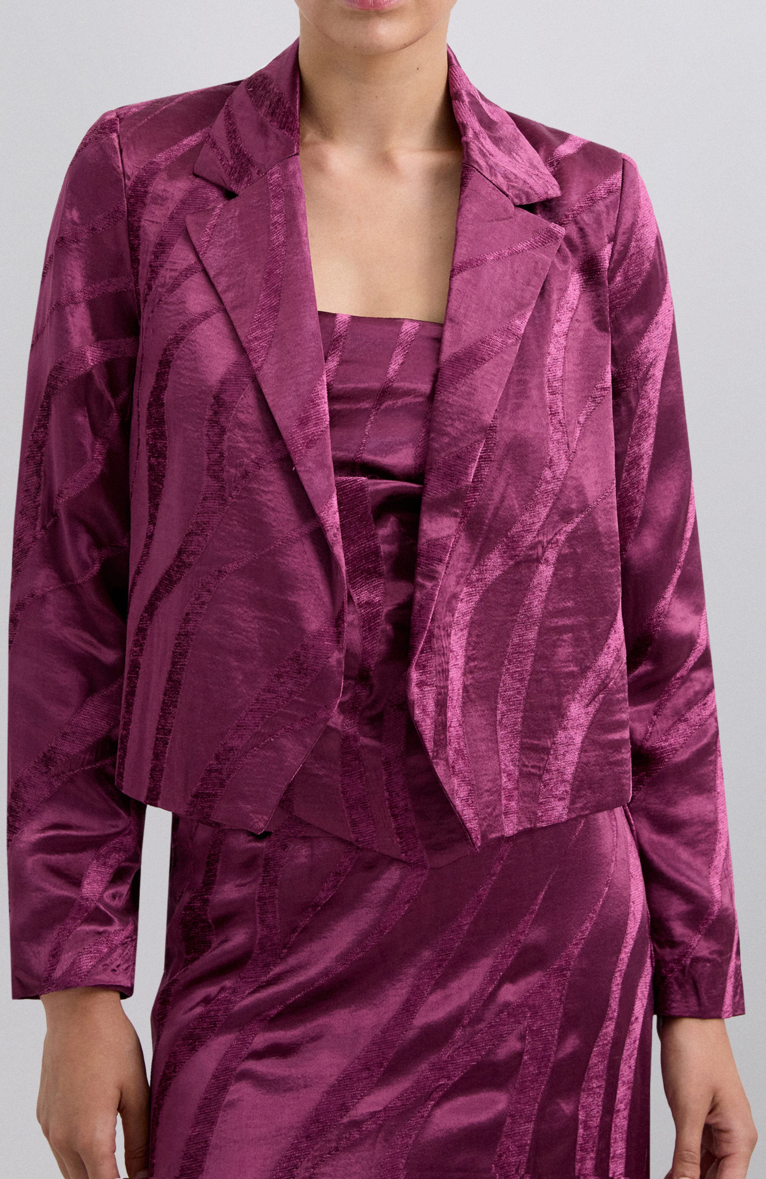 Camou Velvet Blazer