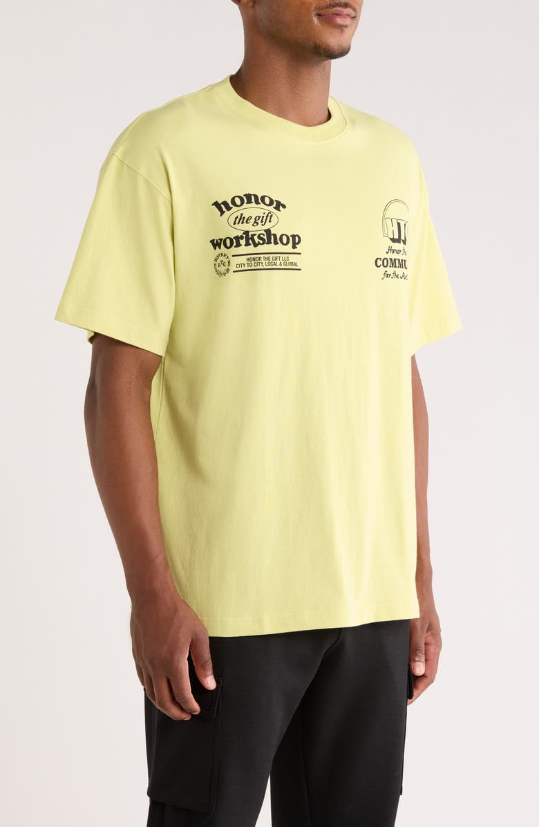 HONOR THE GIFT Workshop Graphic T-Shirt, Alternate, color, Green
