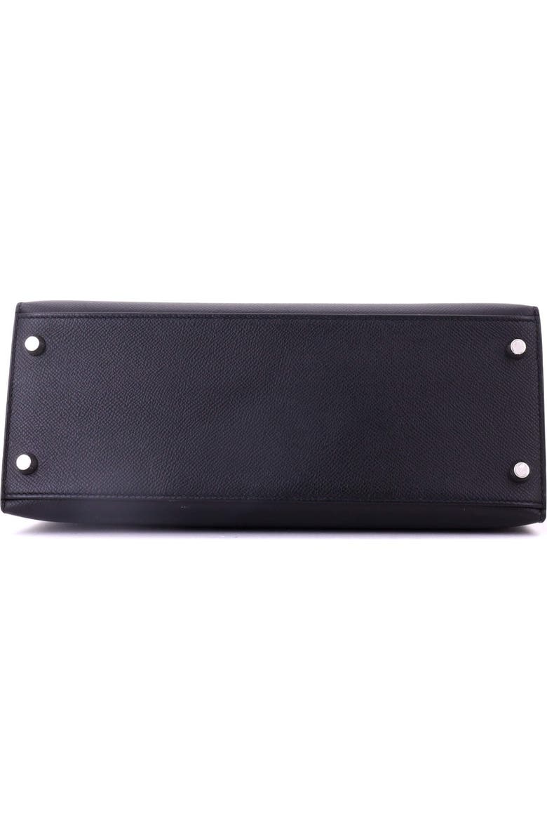 Pre-Owned Hermes Kelly Handbag Black Epsom with Palladium Hardware 28, Alternate, color, Noir