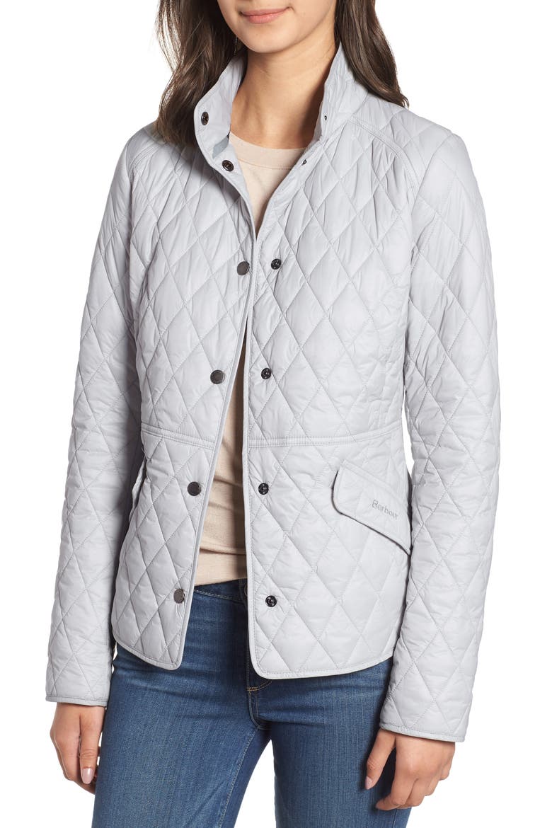 Annis Quilted Jacket, Main, color, ICE WHITE