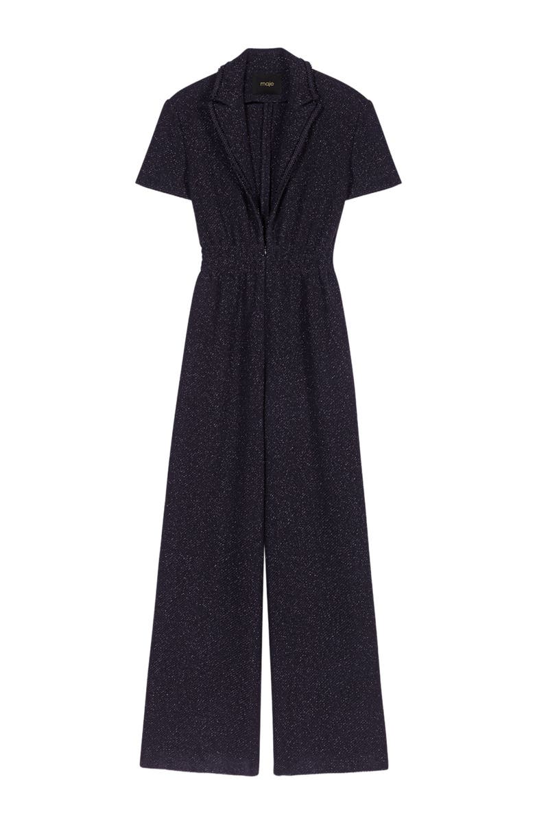 maje Tweed trouser suit, Alternate, color, 