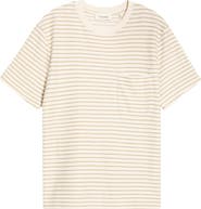 FRAME Ribbed Jacquard Stripe T-Shirt
