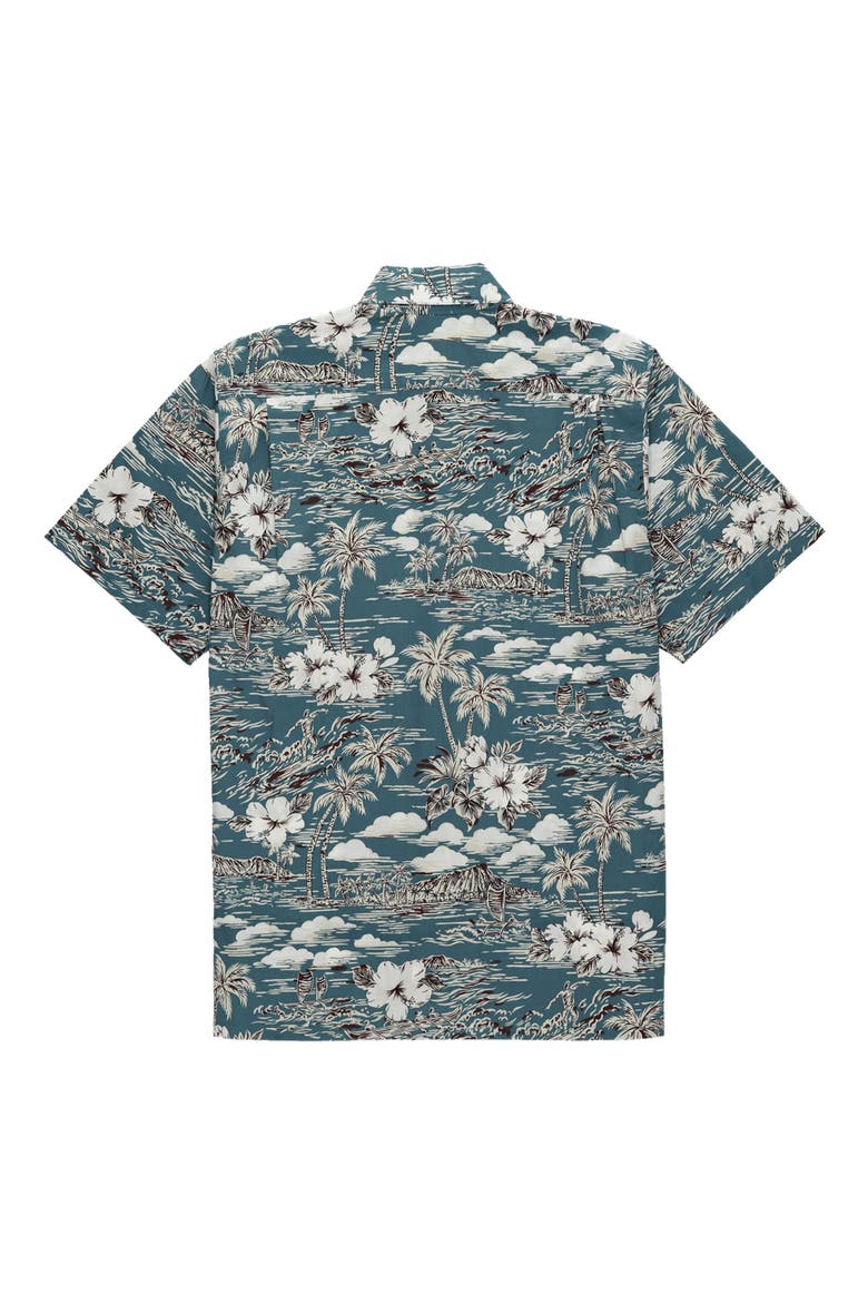 Vintage Camp Collar Shirt, Alternate, color, Dark Grey