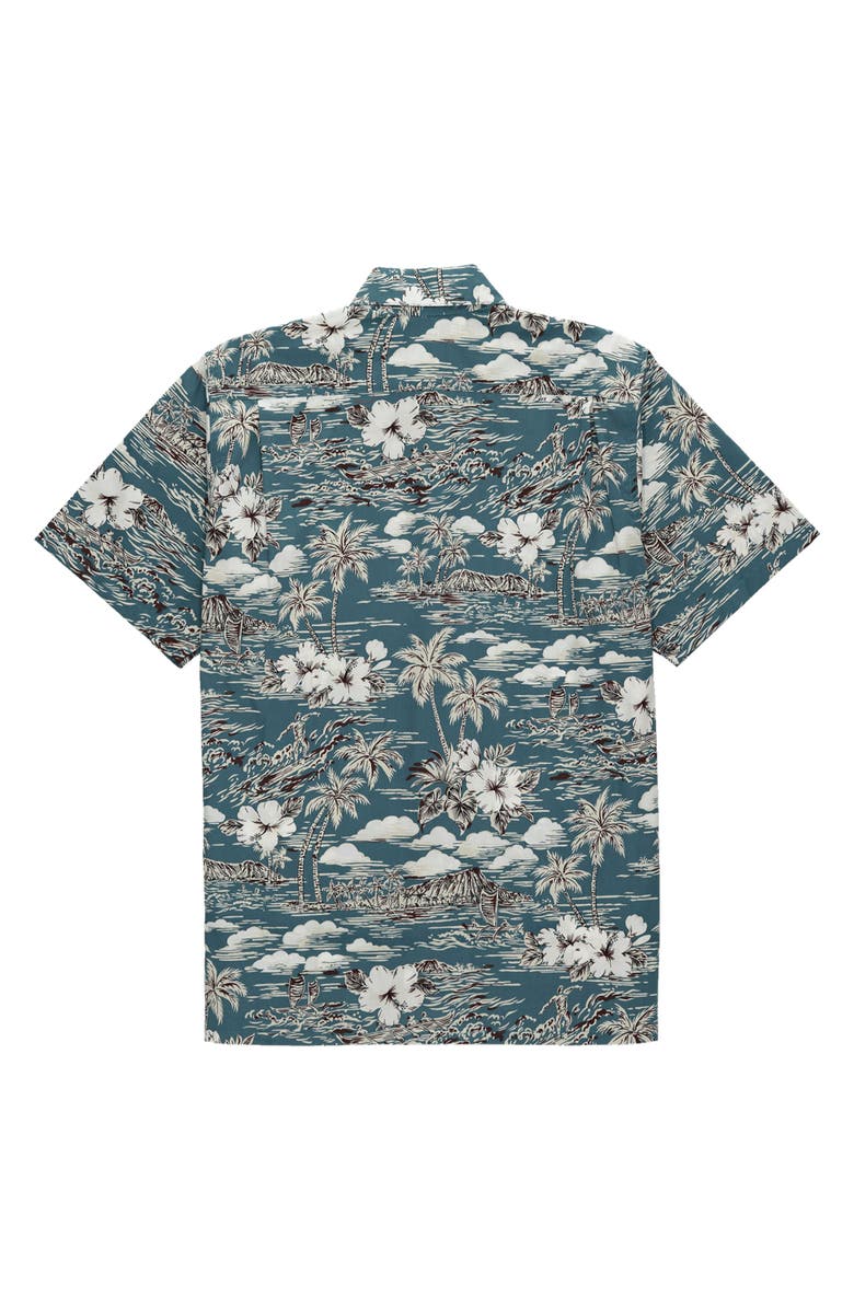 Fortela Vintage Camp Collar Shirt, Alternate, color, Dark Grey