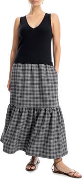 MAX STUDIO Sleeveless Twofer Sweater Dress