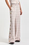 Derek Lam 10 Crosby Carter Button Wide Leg Pants