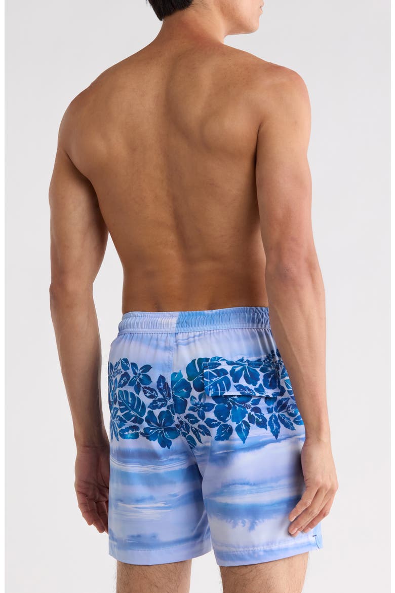 Naples Sapphire Shores Swim Trunks, Main, color, 2939-DOCKSIDE BLUE