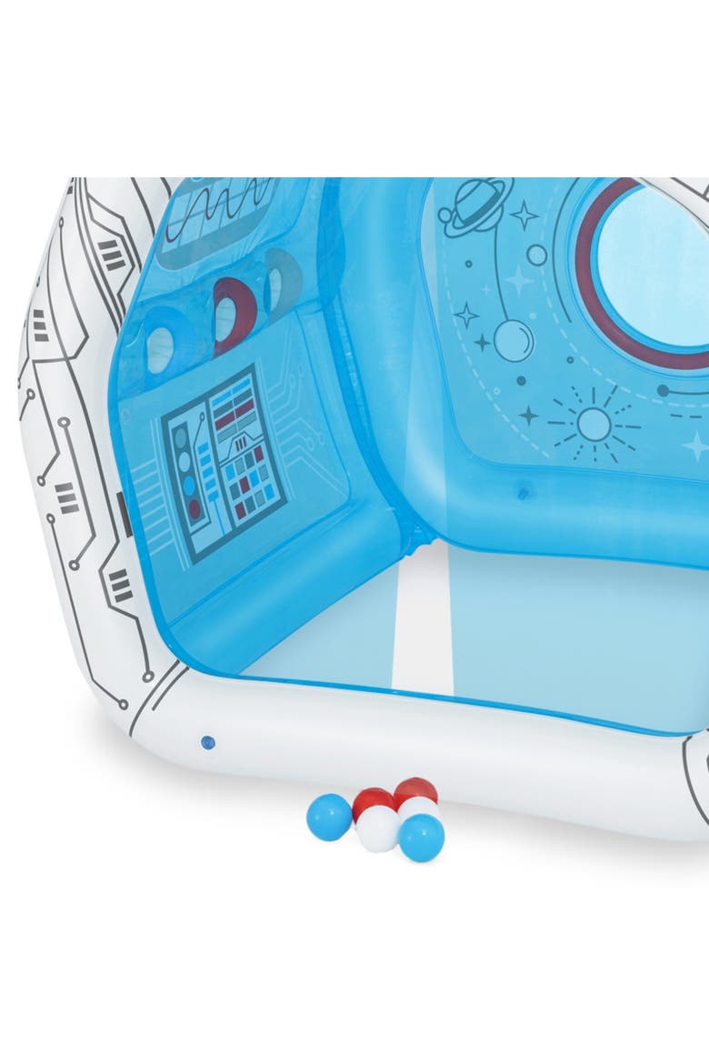 Space Station Exploration Kids Inflatable Playhouse, Alternate, color, Multicolored