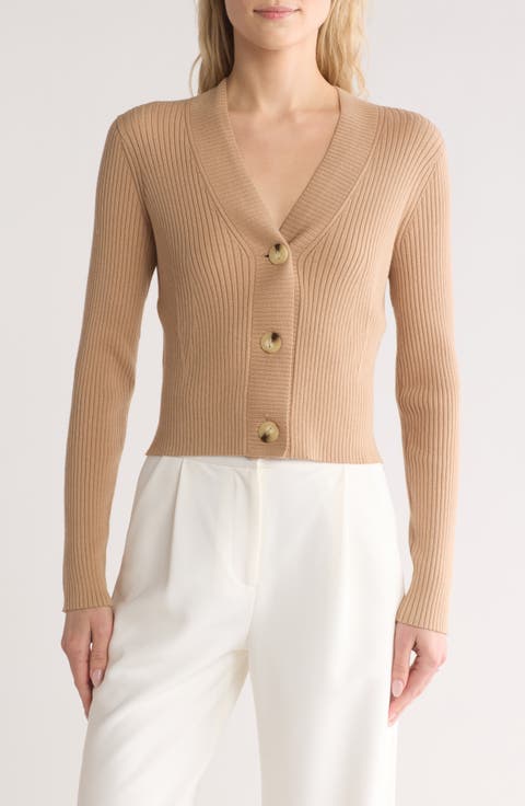 Rib Cardigan