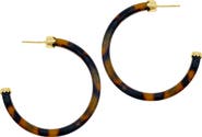 Adornia Tortoise Shell Hoops