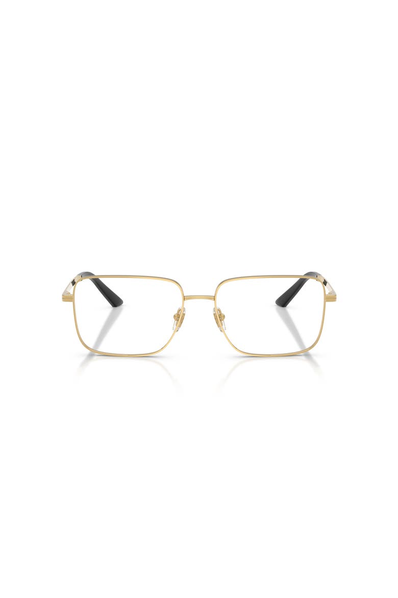 57mm Rectangle optical glasses, Alternate, color, Gold