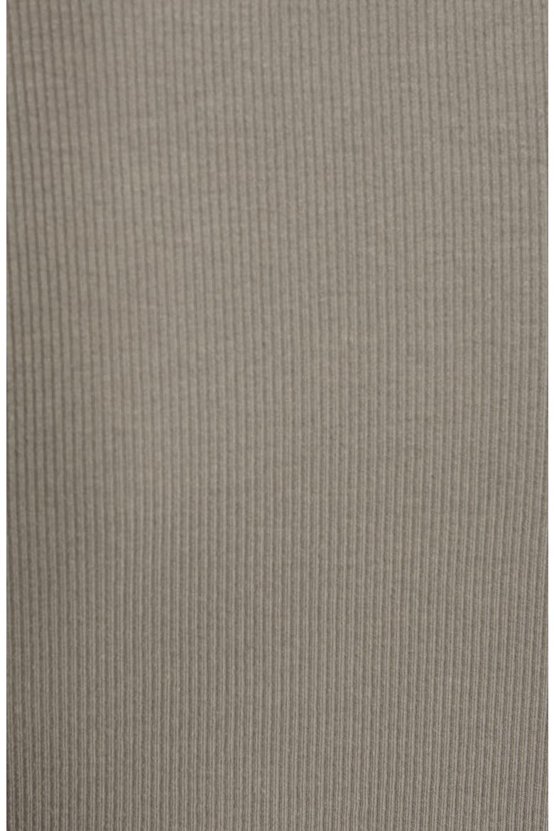 Verona Ribbed Long Sleeve Crop Top, Alternate, color, TAUPE