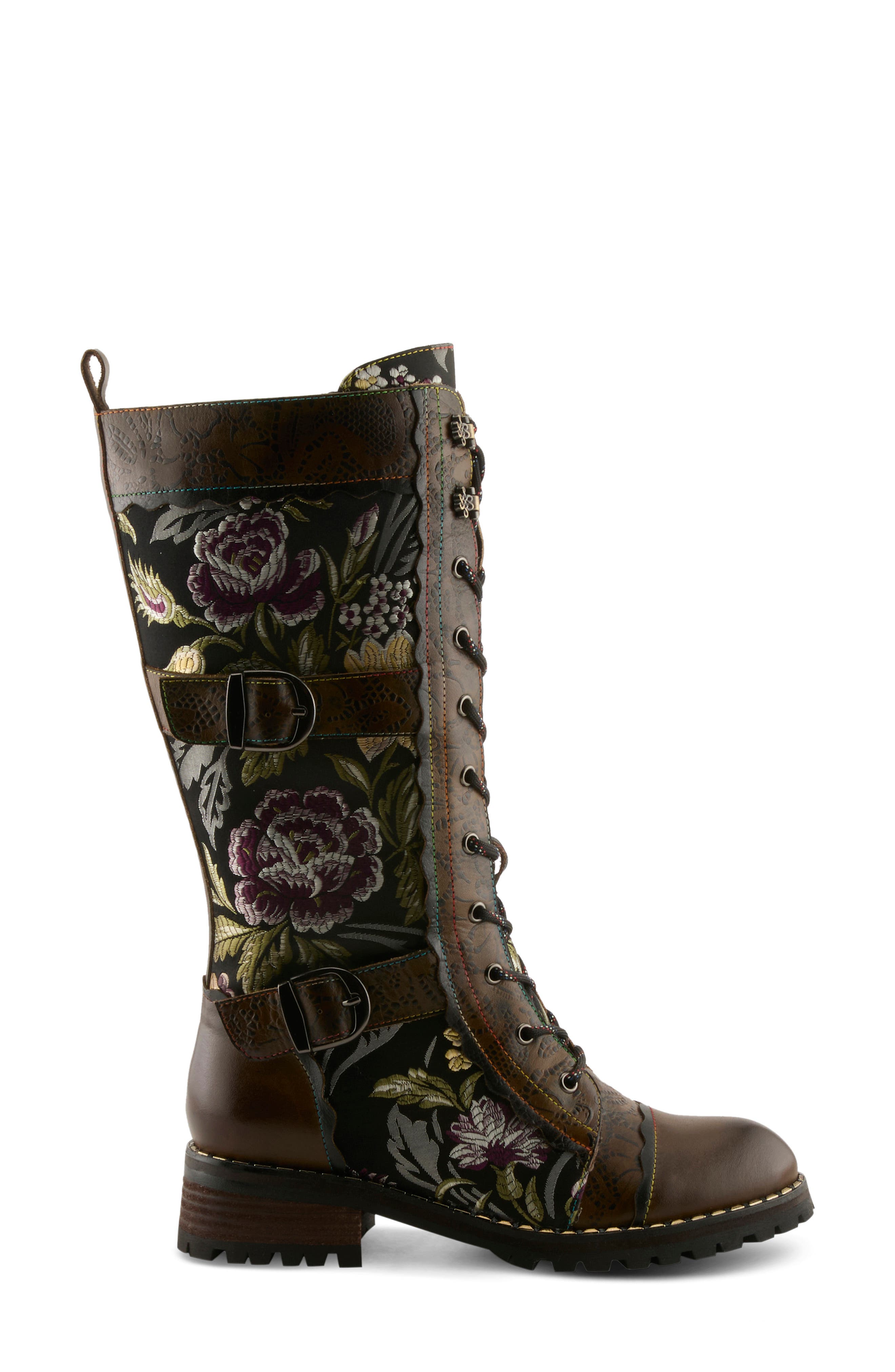 Anotherfave Tall Boot, Alternate, color, OLIVE MULTI