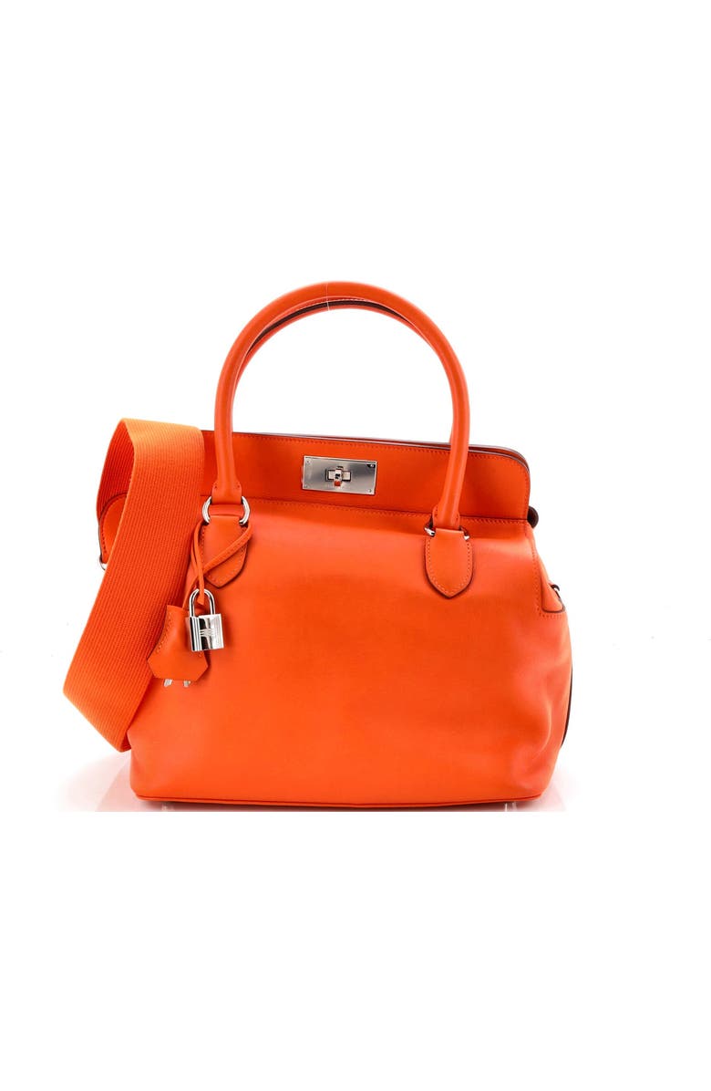 Pre-Owned Hermes Toolbox Bag Swift 26, Main, color, Feu
