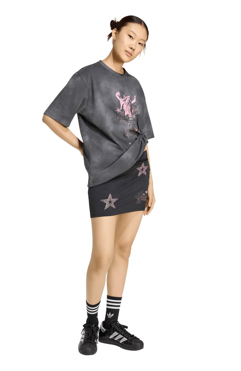 adidas Originals x Hannah Montana Cotton Graphic T-Shirt, Alternate, color, Black/ /
