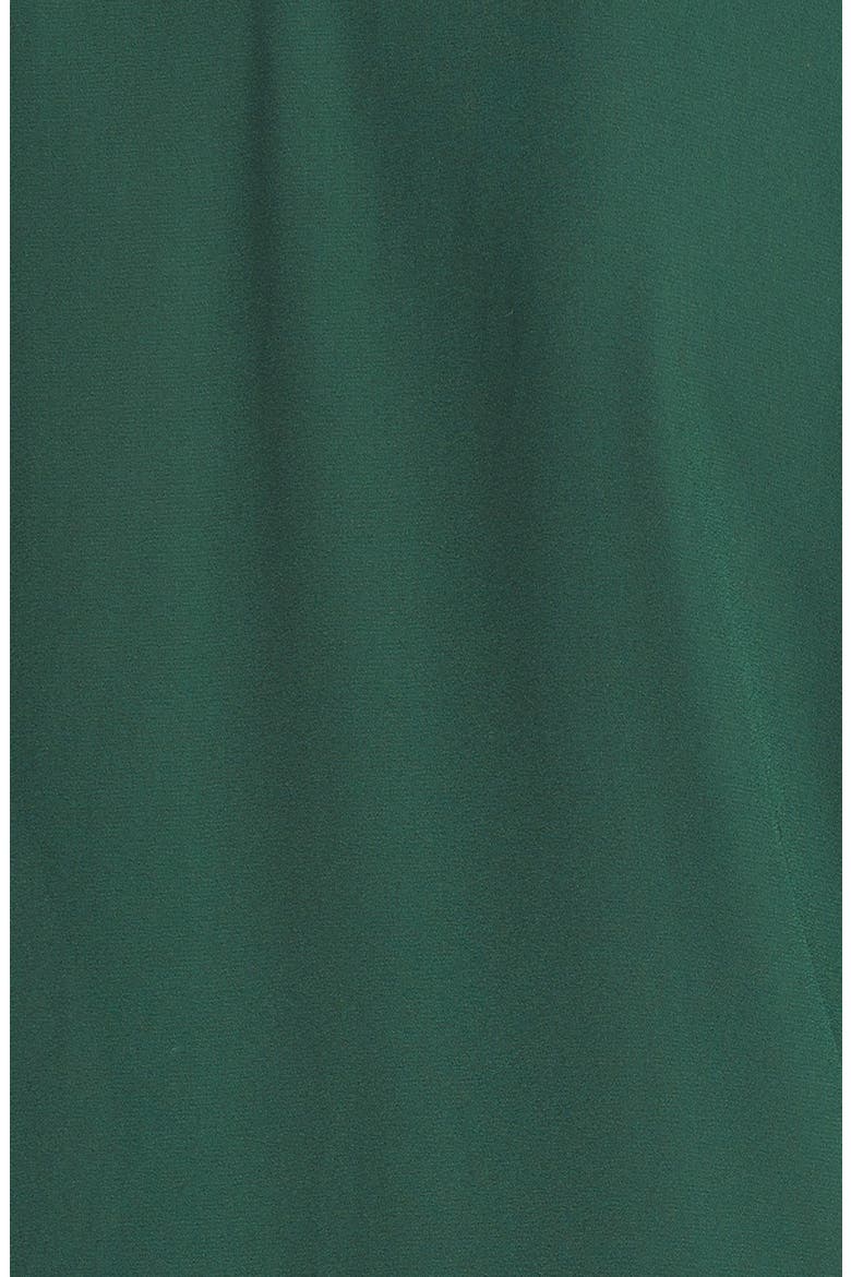 Long Sleeve Tie Neck Blouse (Nordstrom Exclusive), Alternate, color, GREEN SOLID