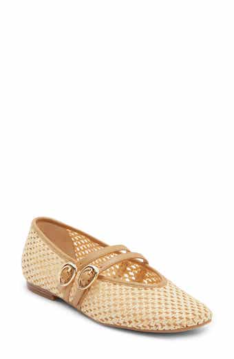 Alenia Woven Mary Jane Flat