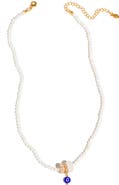 Girls Crew Evil Eye Beaded Necklace