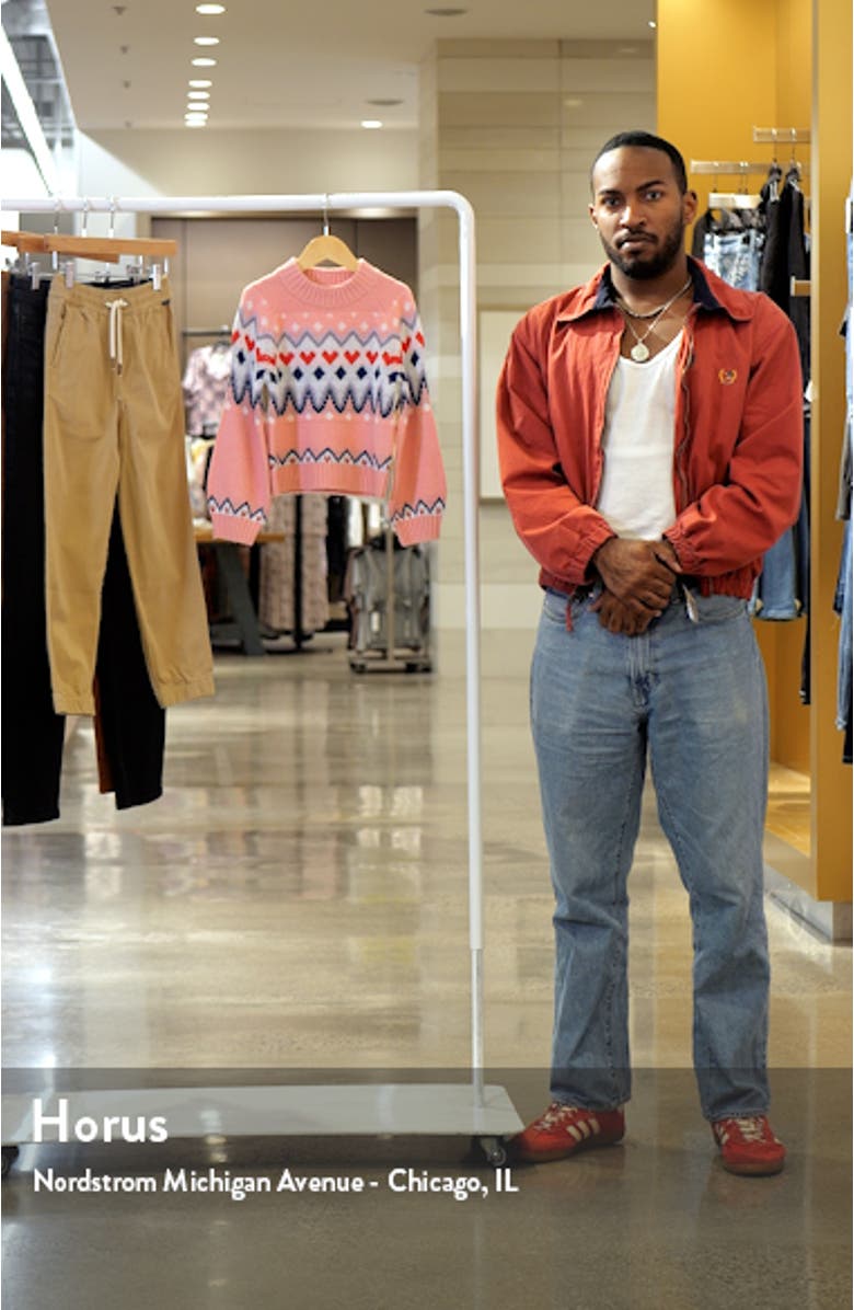 Kids' Fair Isle Mock Neck Sweater, sales video thumbnail