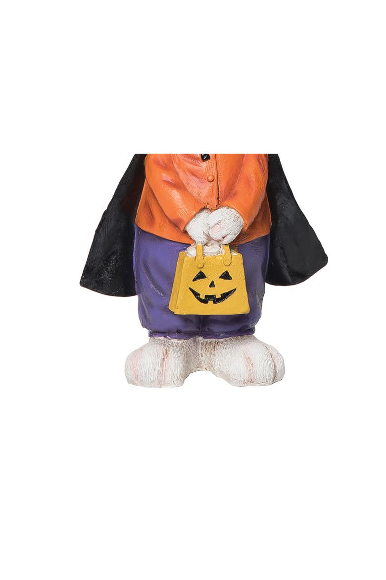 Trick or Treat Zorro Rabbit Small Halloween Decorative Figurine, Alternate, color, Orange