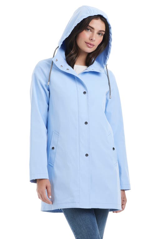 Kate Spade New York Hooded Rain Jacket In Clear Sky
