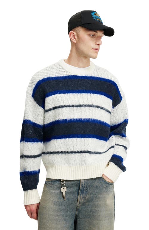 COTTON ON BOX FIT FUZZY CREW KNIT