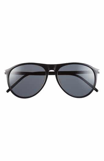Saint Laurent 56mm Aviator Sunglasses