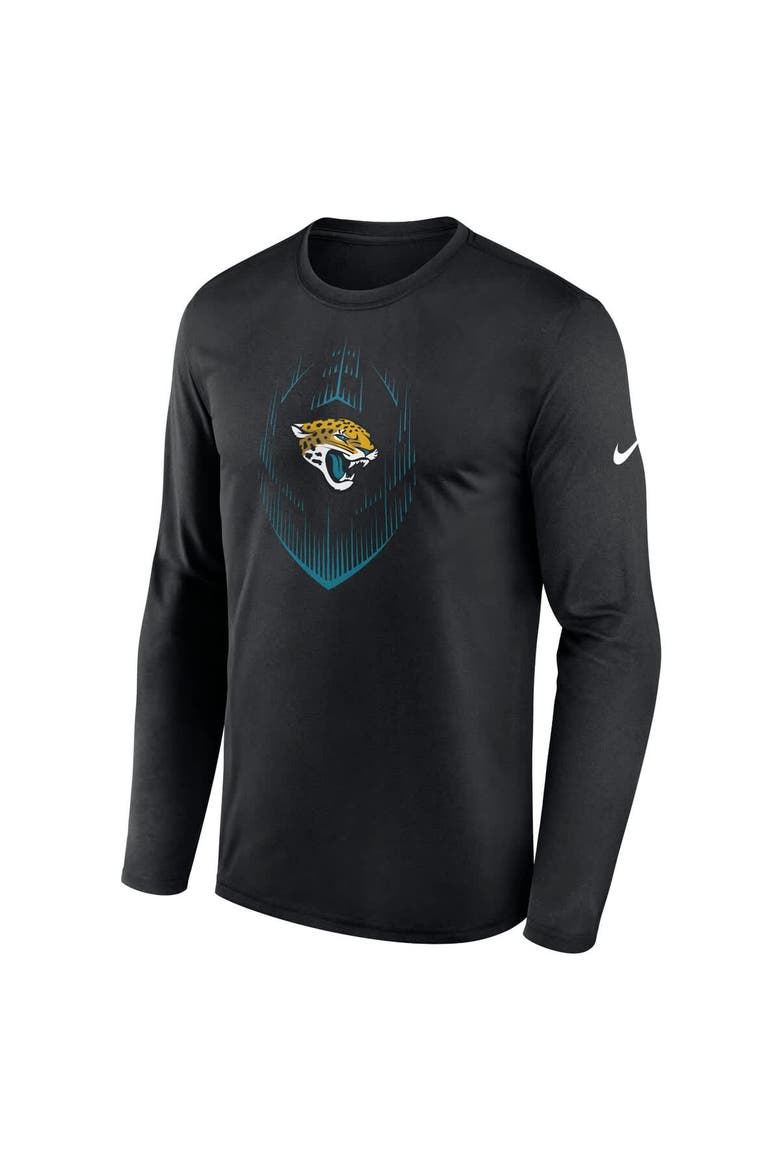 Men's Nike Black Jacksonville Jaguars Legend Icon Long Sleeve T-Shirt, Alternate, color, Black