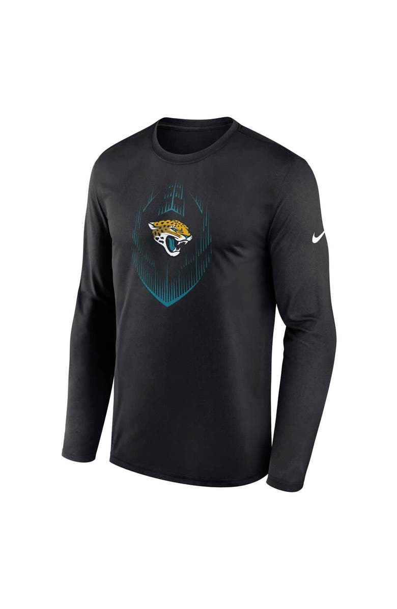 Nike Men's Nike Black Jacksonville Jaguars Legend Icon Long Sleeve T-Shirt, Alternate, color, Black