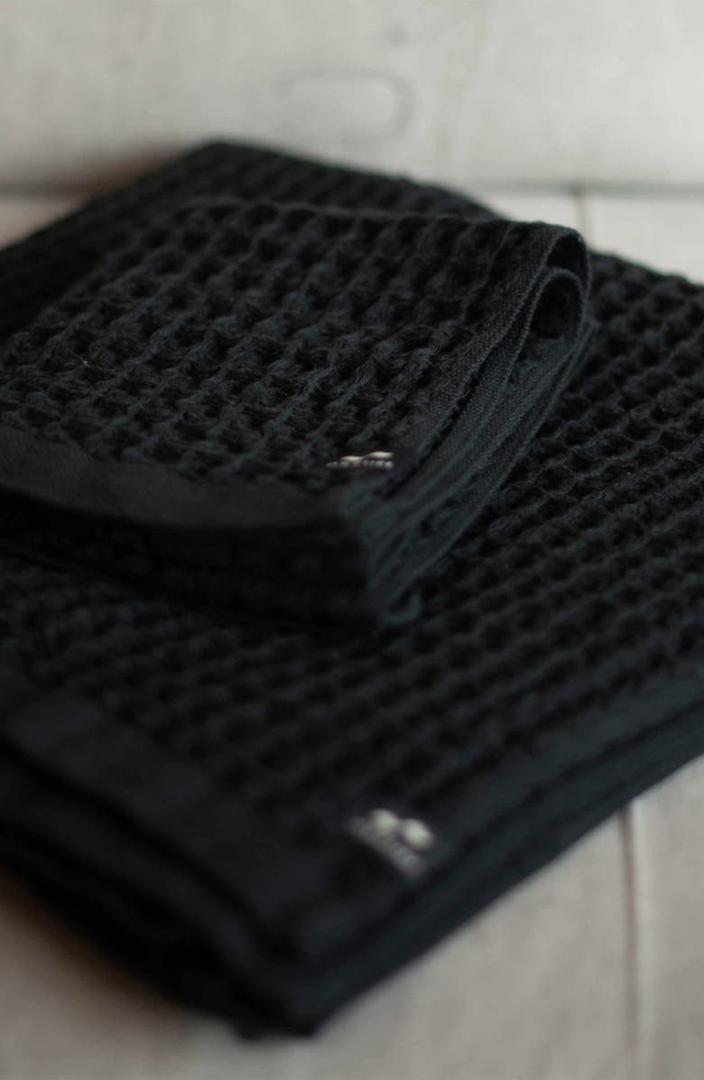 Slowtide Guild Bath Towel, Alternate, color, Black