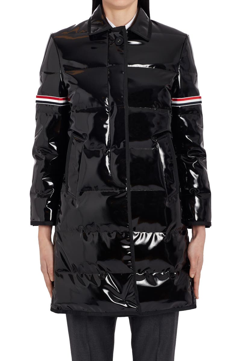 Thom Browne Chesterfield Down Puffer Overcoat, Alternate, color,