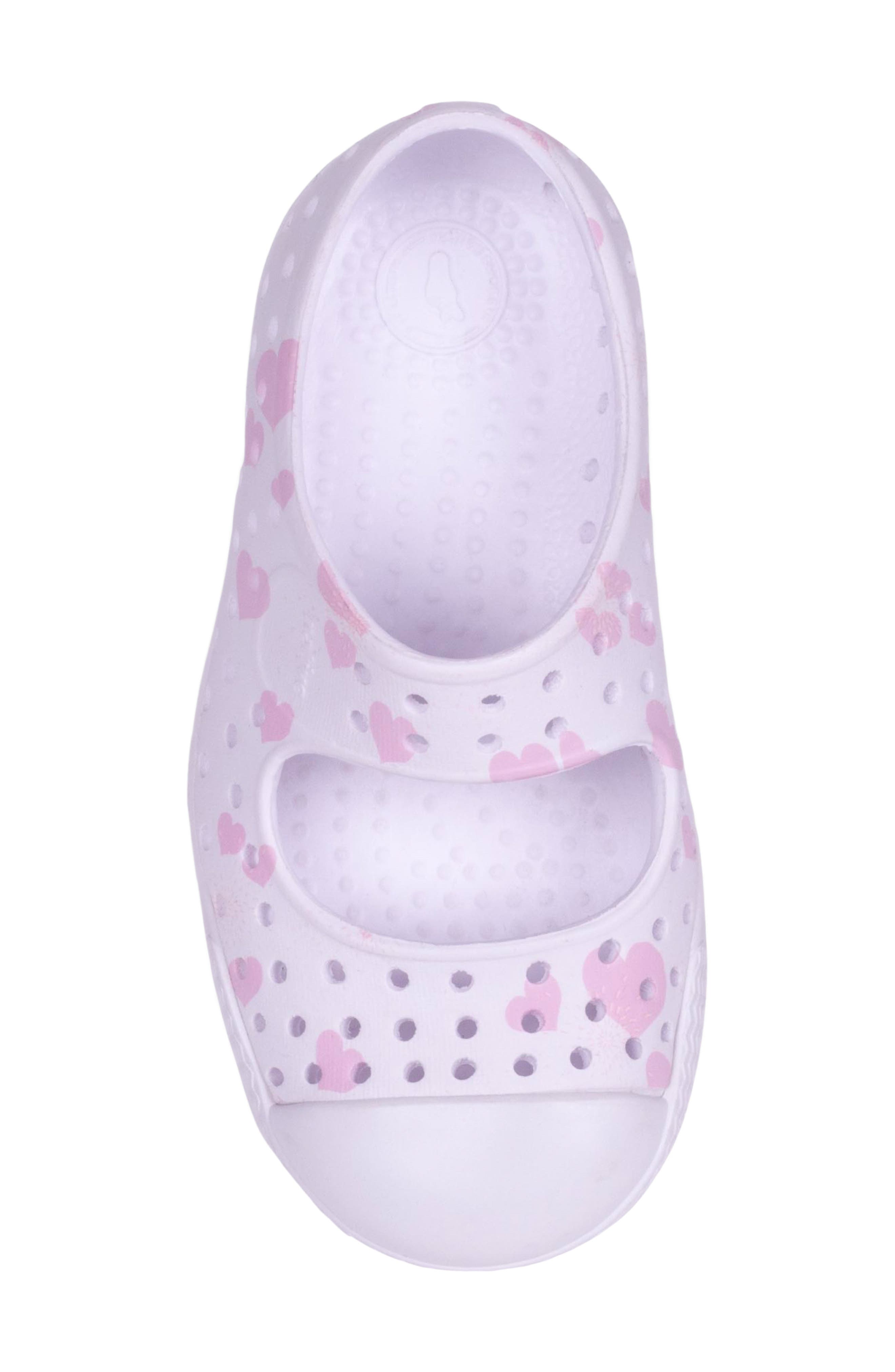 Jefferson Juniper Water Friendly Perforated Slip-On, Alternate, color, SHLWHT/ SHLWHT/ HRTFIREWK