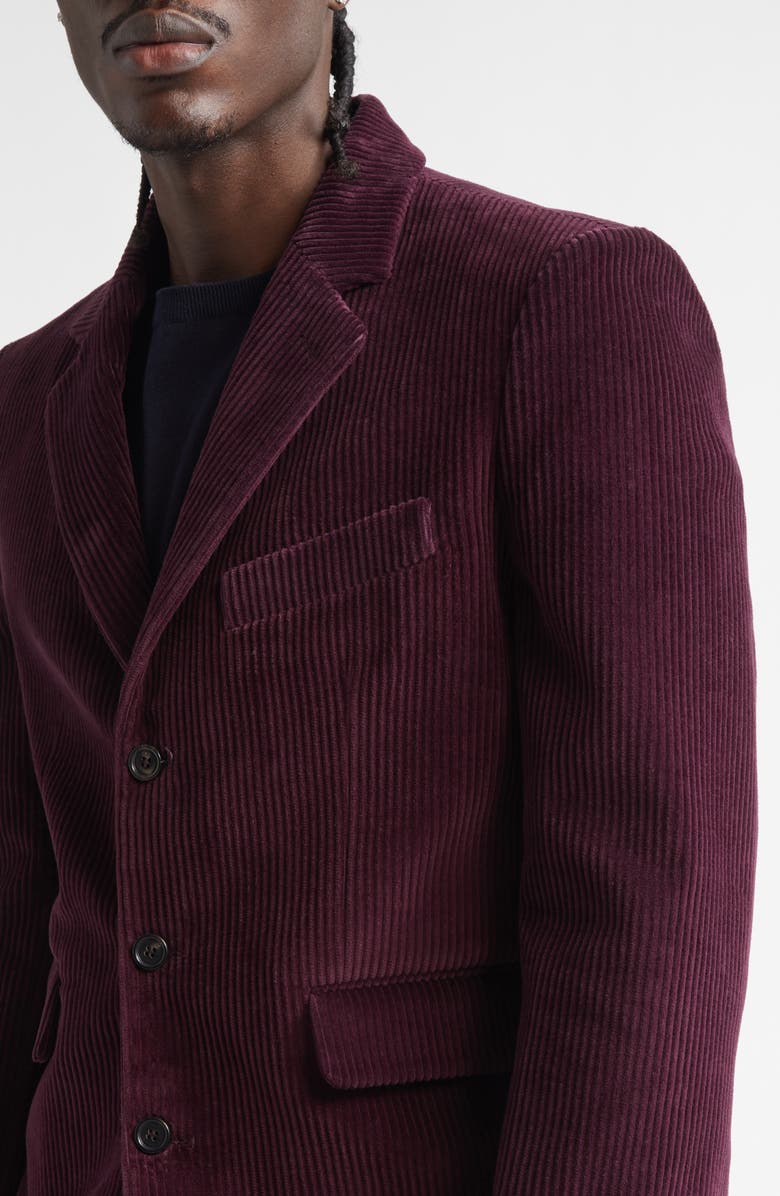 Bode Corduroy Suit Jacket, Alternate, color, Dark Purple