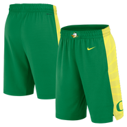 Nike Men's Nike  Green Oregon Ducks Road Replica Basketball Shorts