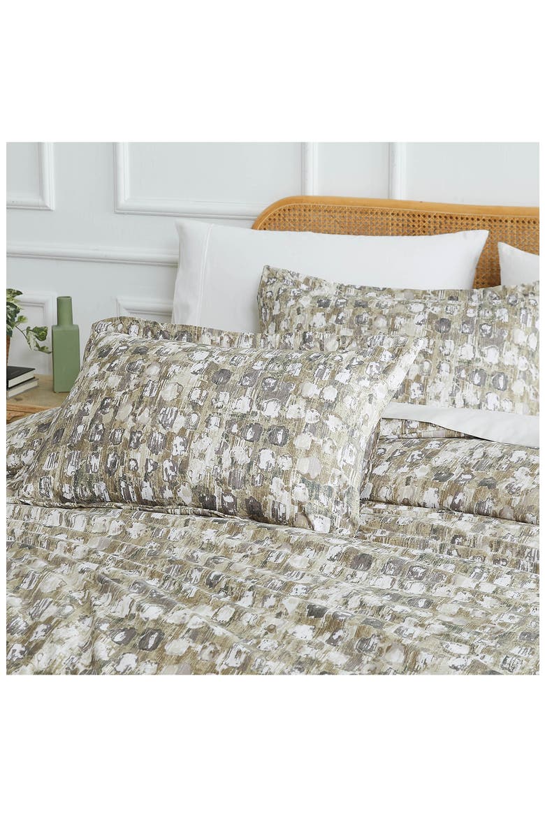 Rhythm Duvet Cover & Sham Set, Alternate, color, TAUPE