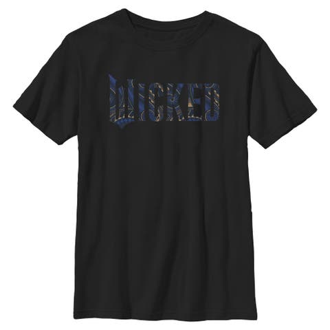 Boy's Wicked For Good Official Geometric Logo  Graphic T-Shirt