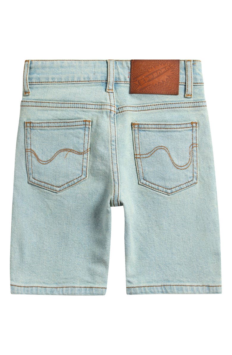 ICECREAM Kids' Running Blue Denim Shorts, Alternate, color, 